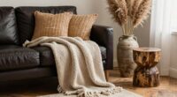 use textured decor elements