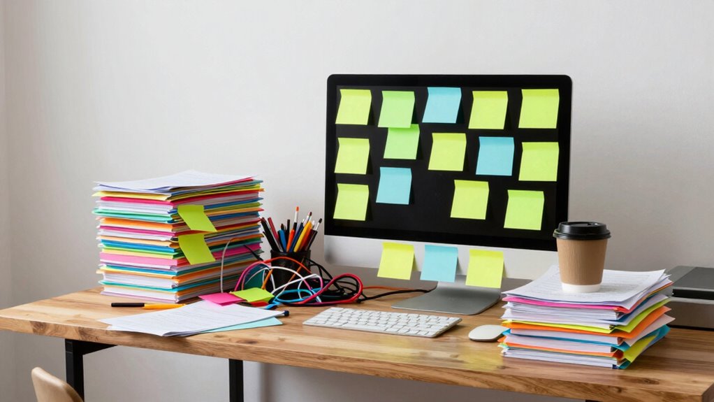 visual clutter hampers mental clarity