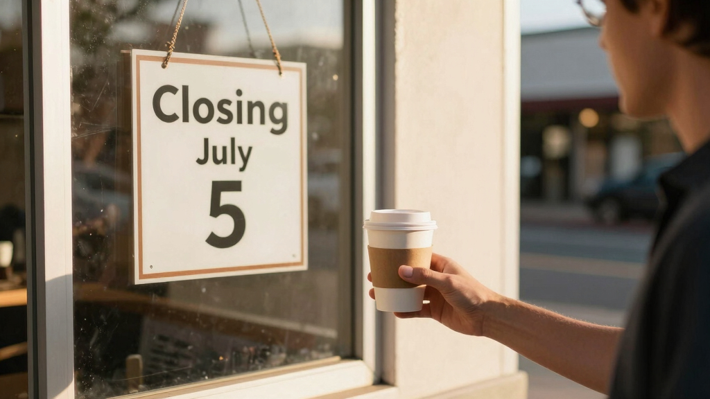 Twenty Below Coffee Co. closing July 5