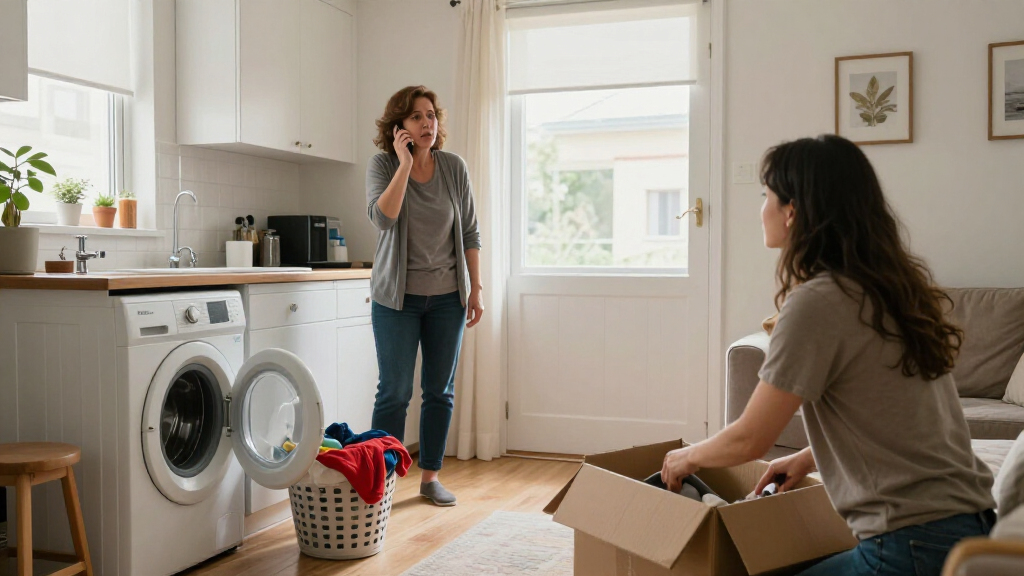 My Landlady Lives In The Flat Below And Complains When We Talk Or Put On The Washing Machine In The Evening